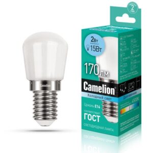 Лампа светодиодная LED2-T26/845/E14 2Вт 220В Camelion 13154 оптом купить цена