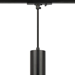 Трековый светильник однофазный ЭРА TR45 - GU10 S BK подвесной 52*100 мм под лампу MR16 черный купить оптом недорого