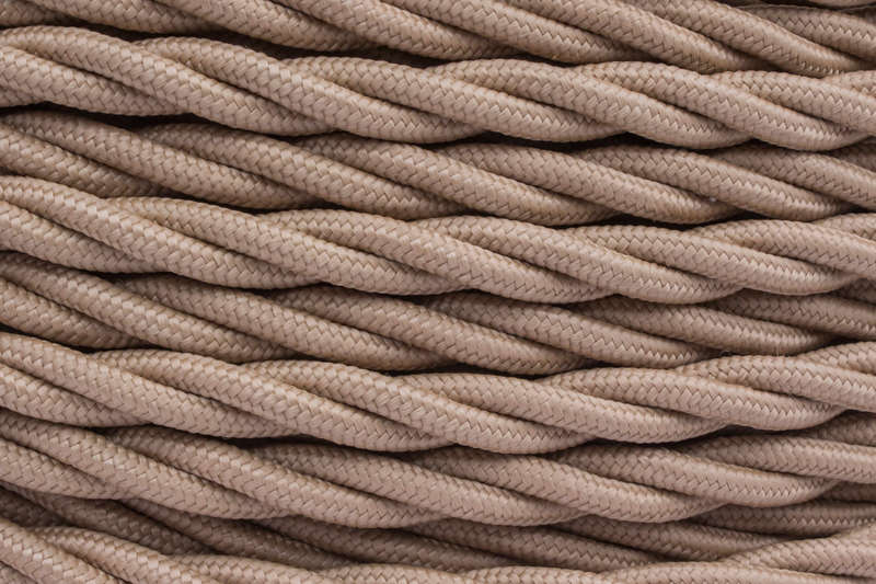 Провод ретро 3х1.5 матов. капучино (уп.50м) Bironi B1-434-716-50 купить оптом выгодно Провод ретро 3х1.5 матов. капучино (уп.50м) Bironi B1-434-716-50 оптом купить цена