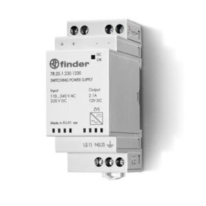 Источник питания импульсный вход 110...240В AC / выход 24В DC 25Вт модульный 35мм IP20 FINDER 782512302400 оптом купить цена