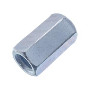 Гайка соединительная М8 цинк. DIN 6334 (уп.50шт) класс прочности 6. пакет СТРОЙМЕТИЗ UTORM3050058 оптом купить цена