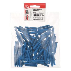 Дюбель распорный Чапай 6х40 шипы+усы полипропилен (уп.100шт) пакет Tech-Krep 117855 оптом купить цена