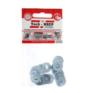 Шайба кузовная M6 цинк. DIN 9021 (уп.20шт) пакет Tech-Krep 103037 оптом купить цена