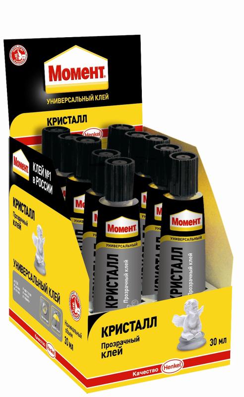 Клей "Момент Кристалл" 30мл шоу-бокс Момент C0036325 купить оптом выгодно Клей "Момент Кристалл" 30мл шоу-бокс Момент C0036325 оптом купить цена