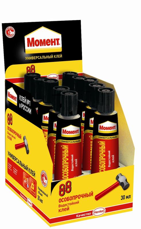 Клей "Момент 88" 30мл шоу-бокс Момент C0036684 купить оптом выгодно Клей "Момент 88" 30мл шоу-бокс Момент C0036684 оптом купить цена