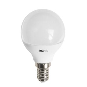 Лампа светодиодная PLED-LX 8Вт G45 шар 5000К холод. бел. E14 JazzWay 5028623 оптом купить цена