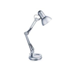 Светильник KD-313 C03 настол. 230В 60Вт E27 серебро Camelion 13641 оптом купить цена