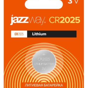 Элемент питания литиевый CR2025 3В BL-1 (блист.1шт) JazzWay 2852861 оптом купить цена