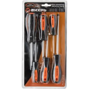 Набор отверток (PH PZ SL) НО 6 Вихрь 73/6/2/13 оптом купить цена
