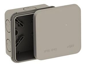 Коробка распределительная ОП 85х85х45мм двухкомпонентная 8 вводов IP65 сер. Ruvinil 67240 оптом купить цена