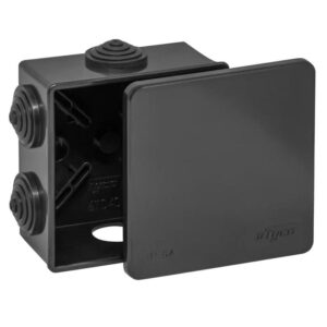 Коробка распределительная ОП 85х85х40мм УХЛ1 IP54 черн. Ruvinil 67040Ч оптом купить цена