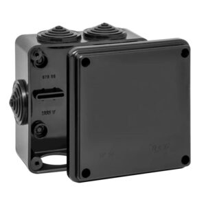 Коробка распределительная ОП 100х100х50мм УХЛ1 IP54 черн. Ruvinil 67050Ч оптом купить цена