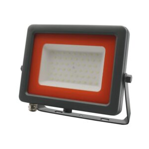 Прожектор светодиодный PFL-S2 50Вт 6500К IP65 220–240В с клапаном закален. матов. стекло сер. JazzWay 2853301D оптом купить цена