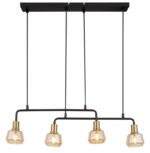 Светильник подвесной (подвес) Rivoli Ada 3195-208 4 х Е14 40 Вт модерн потолочный купить оптом недорого