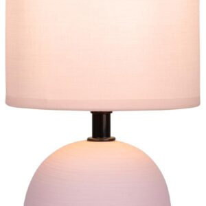 Настольная лампа Rivoli Sheron 7067-501 1 * Е14 40 Вт керамика розовая с абажуром купить оптом недорого