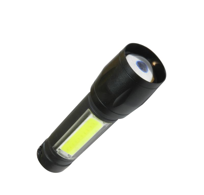 Фонарь аккумуляторный XPE 3Вт + COB 3Вт литиевый аккум. 600мА.ч Micro USB шнур КОСМОС KocAc1011Lith купить оптом выгодно Фонарь аккумуляторный XPE 3Вт + COB 3Вт литиевый аккум. 600мА.ч Micro USB шнур КОСМОС KocAc1011Lith оптом купить цена