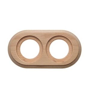 Рамка 2-м ретро дерево натурэль Bironi BF1-620-10 оптом купить цена