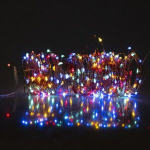 Светильник светодиодный садовый SLR-G03-100M нить 100LED мультицвет на солнечн. батарее ФАZА 5033467 оптом купить цена