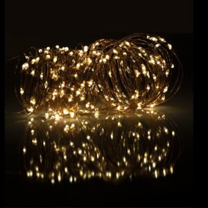 Светильник светодиодный садовый SLR-G03-100Y нить 100LED желт. на солнечн. батарее ФАZА 5033320 оптом купить цена