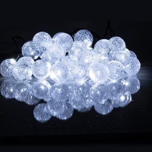 Светильник светодиодный садовый SLR-G05-30W гирлянда шарики холод. бел. на солнечн. батарее ФАZА 5033351 оптом купить цена