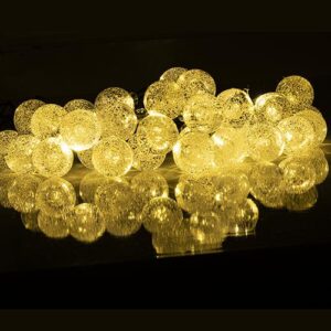 Светильник светодиодный садовый SLR-G05-30Y гирлянда шарики желт. на солнечн. батарее ФАZА 5033368 оптом купить цена