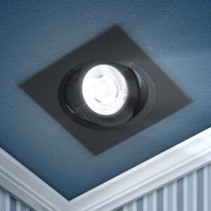 KL LED 21A-5 4K BK Светильник ЭРА Светильник ЭРА светодиодный квадратный поворотн. LED SMD 5W 4000K