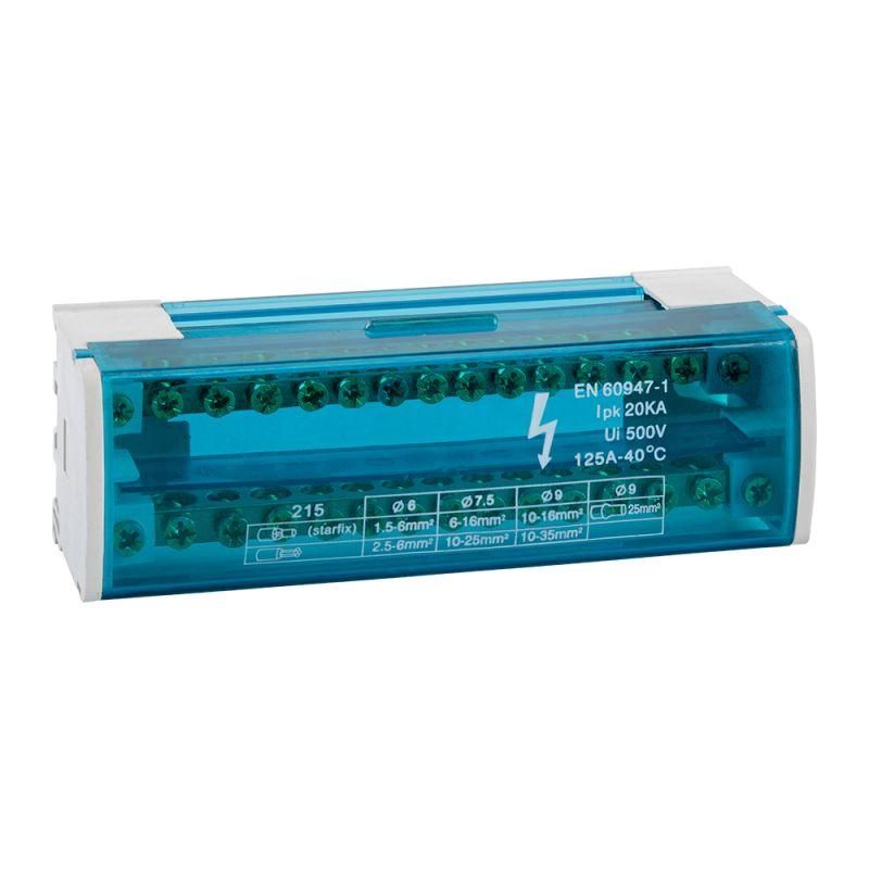 Шина "N" нулевая на DIN-рейку в корпусе 2х15 групп КЭАЗ 143227 купить оптом выгодно Шина "N" нулевая на DIN-рейку в корпусе 2х15 групп КЭАЗ 143227 оптом купить цена