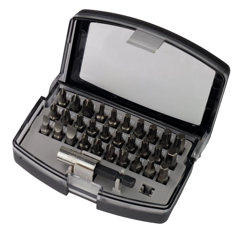 Набор бит SL/PH/PZ/Hex/Tx (30шт) и битодержатель в кейсе (31 предмет) FELO 02013116 купить оптом выгодно Набор бит SL/PH/PZ/Hex/Tx (30шт) и битодержатель в кейсе (31 предмет) FELO 02013116 оптом купить цена