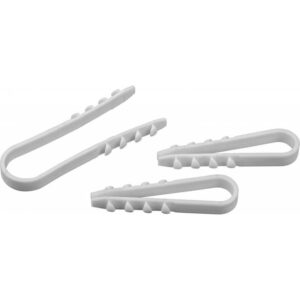 Дюбель-хомут 82 310 NCU-11-18-55-100-WH (уп.100шт) для круглого кабеля бел. Navigator 82310 оптом купить цена