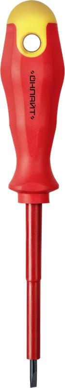 Отвертка диэлектрическая 82 954 OHT-Otd01-SL5.5-125 ОНЛАЙТ 82954 купить оптом выгодно Отвертка диэлектрическая 82 954 OHT-Otd01-SL5.5-125 ОНЛАЙТ 82954 оптом купить цена