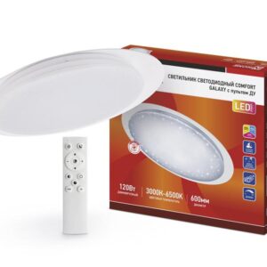 Светильник светодиодный COMFORT GALAXY 120Вт 230В 3000-6500К 9600лм 600х85 мм с пультом ДУ IN HOME 4690612035079 оптом купить цена
