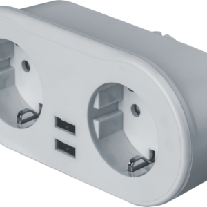 Разветвитель 2-м с заземл. 14 556 Smart Home NSH-ST-02 2хUSB с управлением по WI-FI бел. NAVIGATOR 14556 оптом купить цена