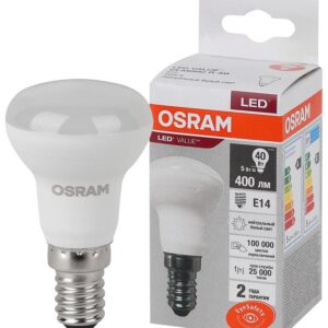 Лампа светодиодная LED Value LV R39 40 5SW/840 5Вт рефлектор матовая E14 230В 10х1 RU OSRAM 4058075582576 оптом купить цена