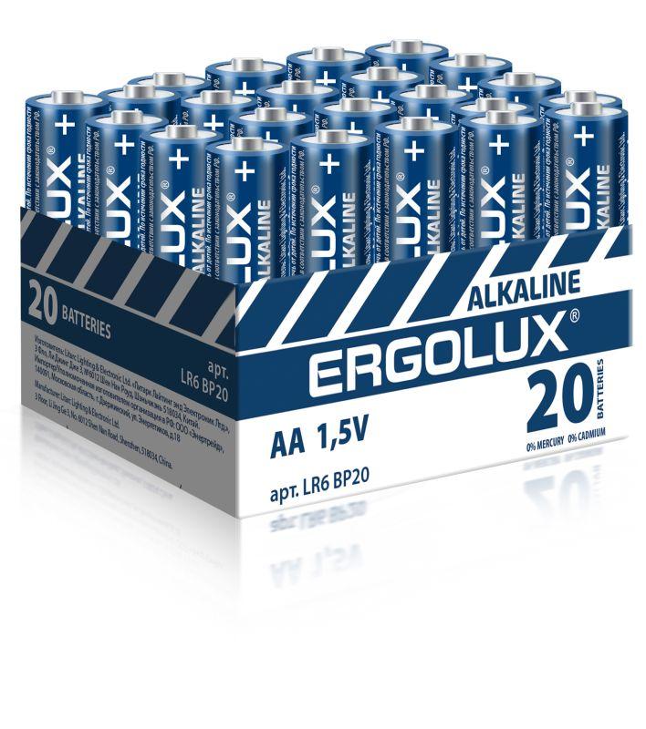 Элемент питания алкалиновый AA/LR6 1.5В Alkaline BP-20 ПРОМО (уп.20шт) Ergolux 14675 купить оптом выгодно Элемент питания алкалиновый AA/LR6 1.5В Alkaline BP-20 ПРОМО (уп.20шт) Ergolux 14675 оптом купить цена