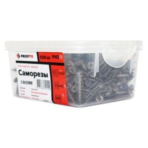 Саморез гипсокартон-дерево 3.8х35 усиленный (TWN) (уп.500шт) контейнер Proffix 146431 оптом купить цена
