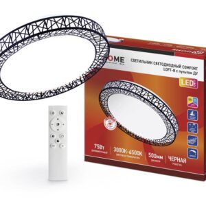 Светильник светодиодный COMFORT Loft-B 75Вт 230В 3000-6500К 6000лм 500х100мм с пультом ДУ IN HOME 4690612035116 оптом купить цена