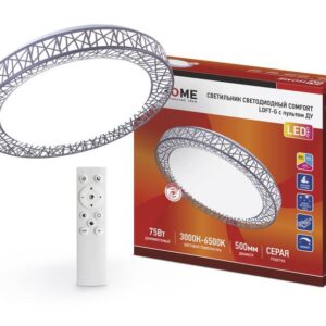 Светильник светодиодный COMFORT Loft-G 75Вт 230В 3000-6500К 6000лм 500х100мм с пультом ДУ IN HOME 4690612035109 оптом купить цена