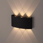 WL12 BK Подсветка ЭРА Декоративная подсветка светодиодная ЭРА 6*1Вт IP 54 черный купить оптом недорого