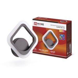 Светильник светодиодный ELEGANT ARIS-15B 15Вт 3000-6500К 1200лм 230В STEP COLOR черн. IN HOME 4690612035338 оптом купить цена