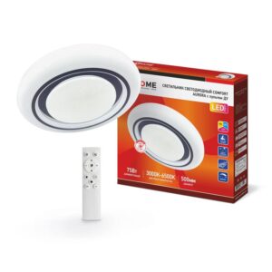 Светильник светодиодный COMFORT AURORA 75Вт 230В 3000-6500К 6000лм 480х80мм с пультом ДУ IN HOME 4690612035741 оптом купить цена