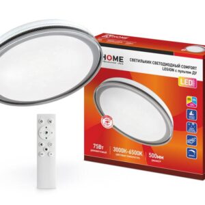 Светильник светодиодный COMFORT LEGION 75Вт 230В 3000-6500К 6000лм 490х85мм с пультом ДУ IN HOME 4690612035734 оптом купить цена