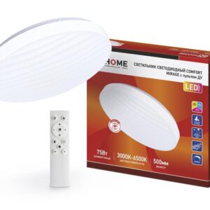 Светильник светодиодный COMFORT MIRAGE 75Вт 230В 3000-6500К 6000лм 500х70мм с пультом ДУ IN HOME 4690612035130 оптом купить цена