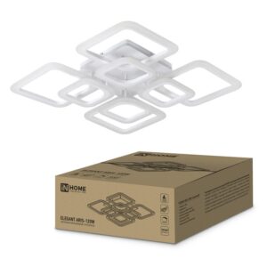 Светильник светодиодный ELEGANT ARIS-120W 120Вт 230В 3000-4000-6500К 8400лм 590х590х130мм с пультом ДУ IN HOME 4690612035420 оптом купить цена