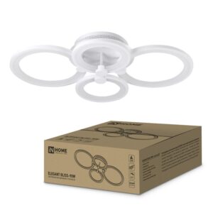 Светильник светодиодный ELEGANT BLISS-90W 90Вт 230В 3000-4000-6500К 7000лм 610х400х130мм с пультом ДУ IN HOME 4690612035444 оптом купить цена