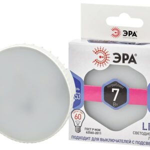 Лампочка светодиодная ЭРА STD LED GX-7W-860-GX53 GX53 7Вт таблетка холодный дневной свет купить оптом недорого