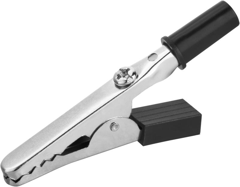 Зажим "крокодил" 5А 80 853 OAC-5A-55-B25 черн. ОНЛАЙТ 80853 купить оптом выгодно Зажим "крокодил" 5А 80 853 OAC-5A-55-B25 черн. ОНЛАЙТ 80853 оптом купить цена