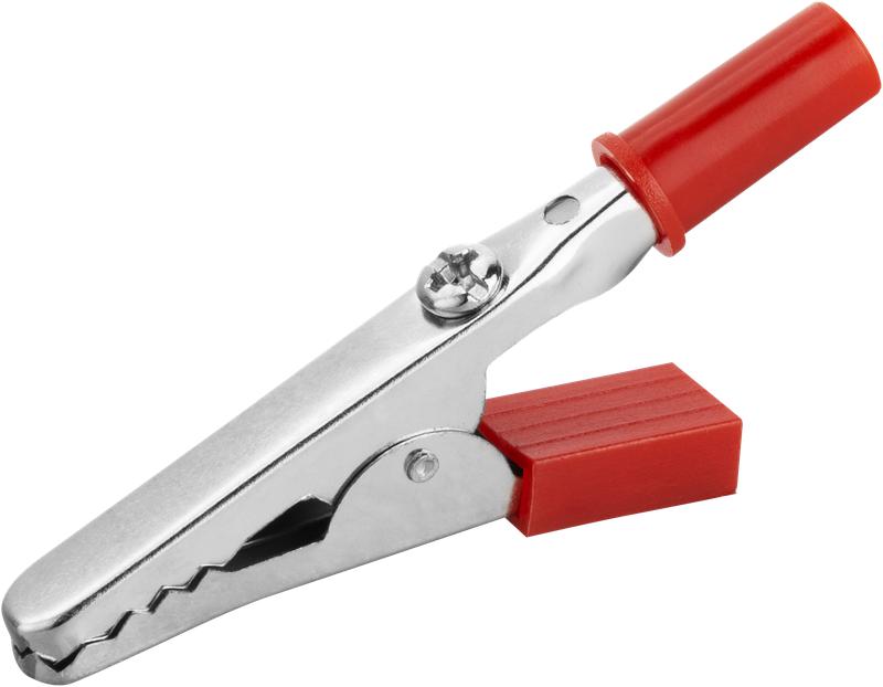 Зажим "крокодил" 5А 80 854 OAC-5A-55-R25 красн. ОНЛАЙТ 80854 купить оптом выгодно Зажим "крокодил" 5А 80 854 OAC-5A-55-R25 красн. ОНЛАЙТ 80854 оптом купить цена