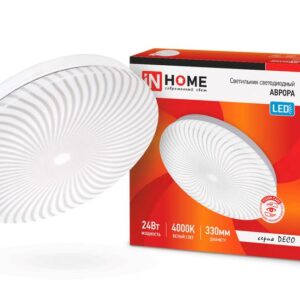 Светильник светодиодный DECO АВРОРА 24Вт 230В 4000К 1560лм 330х50мм IN HOME 4690612037387 оптом купить цена