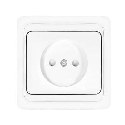 Розетка 1-м СП Валери 16А IP20 без заземл. защ. шторки бел. UNIVersal В0022x купить оптом выгодно Розетка 1-м СП Валери 16А IP20 без заземл. защ. шторки бел. UNIVersal В0022x оптом купить цена