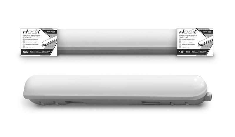 Светильник светодиодный герметичный ДСП-159М 18Вт 230В 4000К 105лм/вт 1890лм IP65 600мм линкаб. матов. NEOX 4690612038070 купить оптом выгодно Светильник светодиодный герметичный ДСП-159М 18Вт 230В 4000К 105лм/вт 1890лм IP65 600мм линкаб. матов. NEOX 4690612038070 оптом купить цена